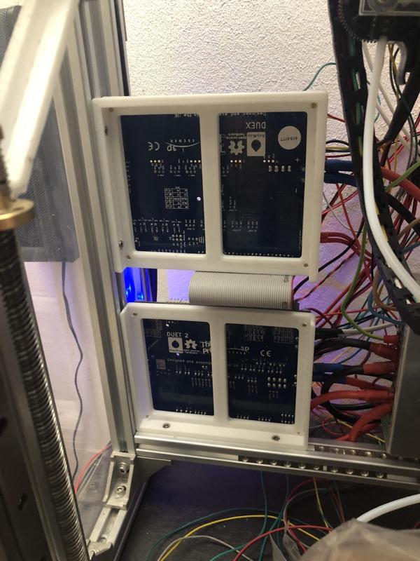 Duet2 and Duex5 2020 Aluminum Extrusion Mount