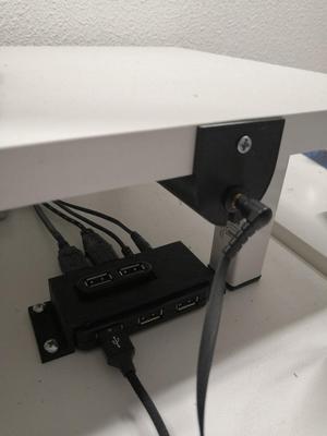 Desk audio holder