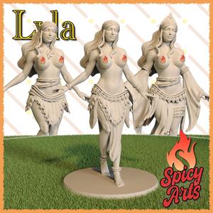 Lyla - (NSFW) Walking Long Hair Pin-Up