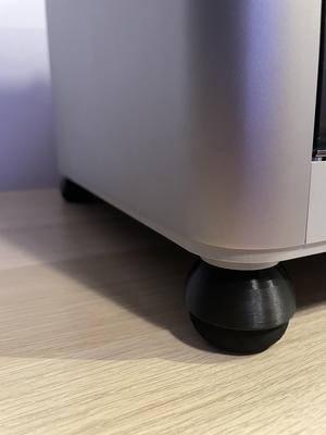 Upgraded squash anti-vibration feet for Bambu Lab X1C, should fit P1P as well.