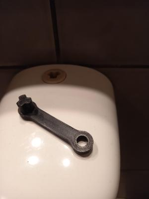 Replacement key for wall-mounted soap dispenser