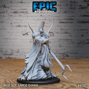 God Hades Avatar Spear ‧ DnD Miniature ‧ Tabletop Miniatures ‧ Gaming Monster ‧ 3D Model ‧ RPG ‧ DnDminis ‧ STL FILE