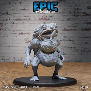 Sewer Toad ‧ DnD Miniature ‧ Tabletop Miniatures ‧ Gaming Monster ‧ 3D Model ‧ RPG ‧ DnDminis ‧ STL FILE