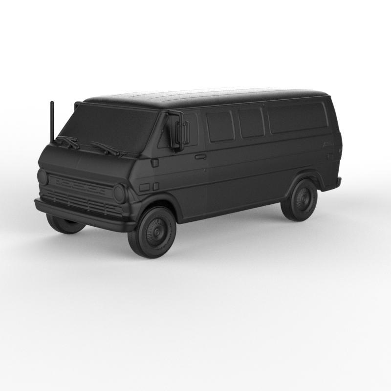 Ford Econoline Club Wagon 1971 (PRE-SUPPORTED)