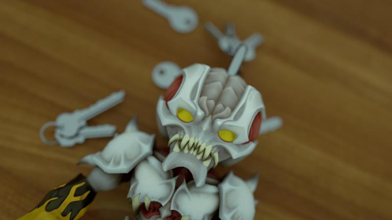 Doom Archville Keychain