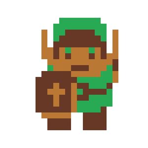 Zelda Link cookie cutter