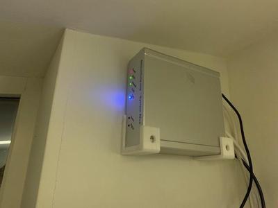 Holder for Blitzortung lightning detector Blue