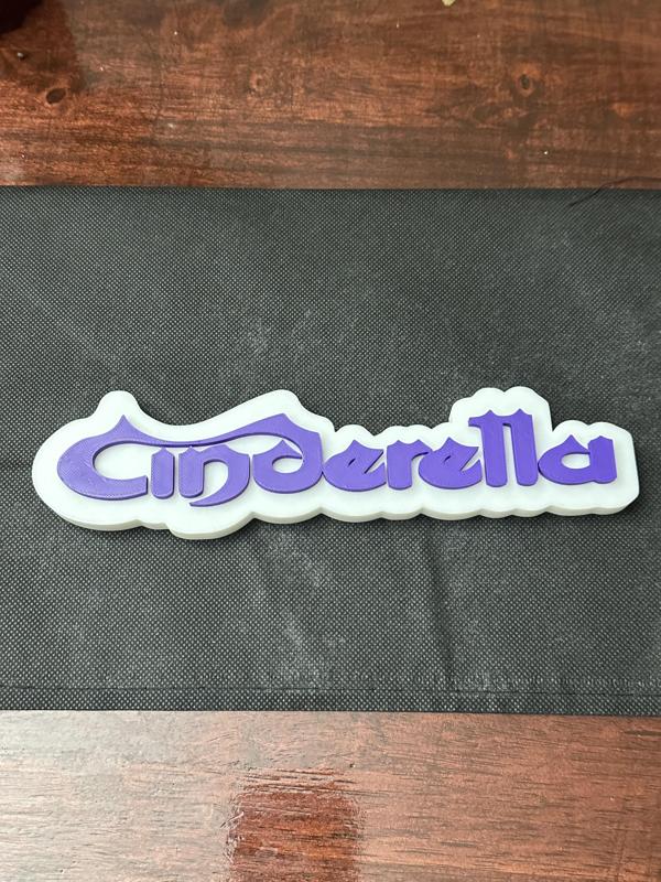 Cinderella 80's Band Sign