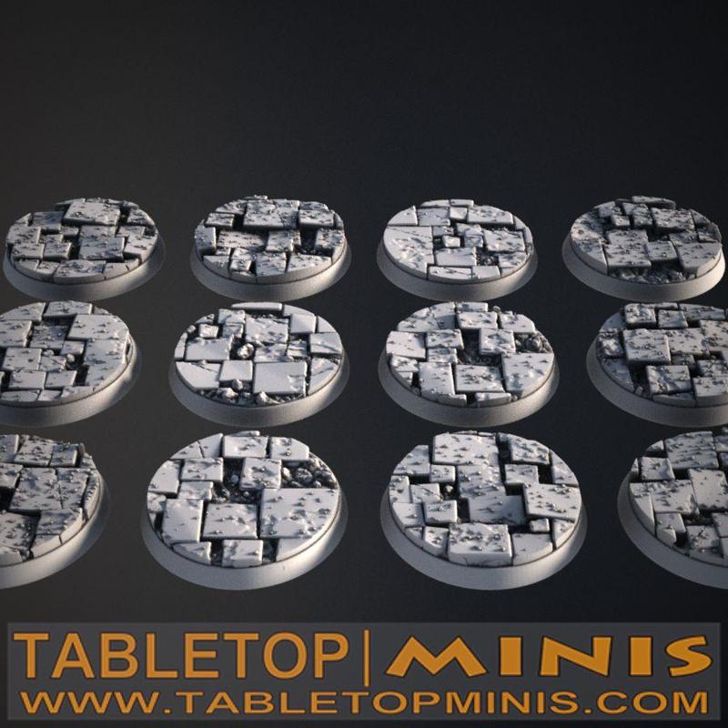 Broken Tiles 40mm Bases