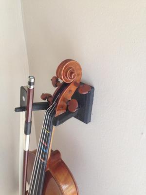 Violin and Viola Wall Hanger with Bow Holder