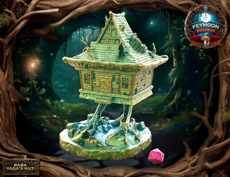 Baba Yaga's Hag Hut Dice Vault  - SUPPORT FREE!