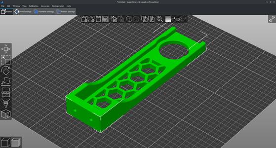 Filament holder plate