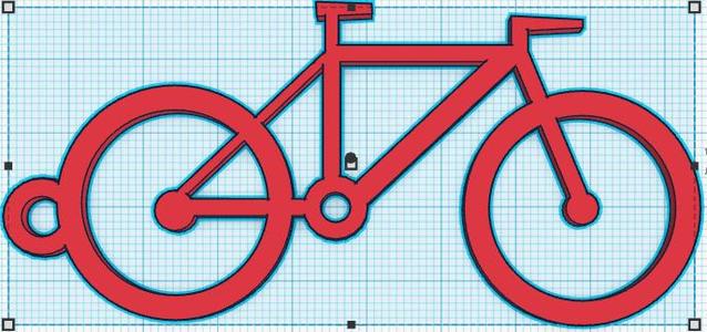 llavero bicicleta
