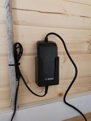 Bosch E-Bike charger wall mount