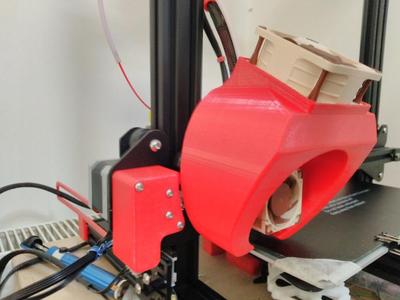 Ultra Silent Part Cooler for CR-10 E3D V6 mount