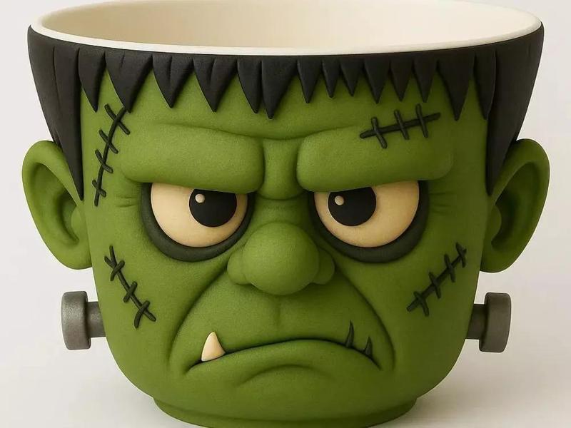 Frankenstein Plant Pot