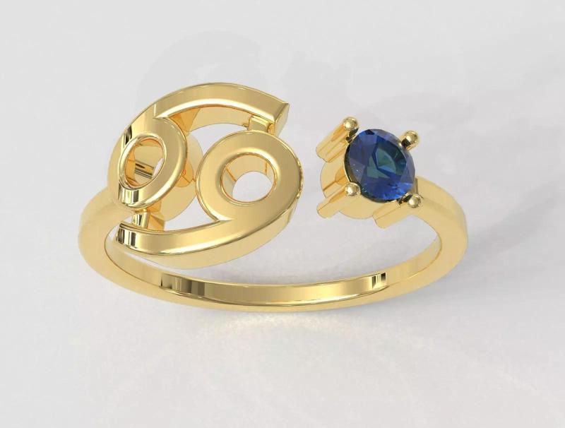 Zodiac Ring - Cancer