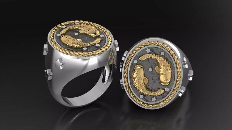 Zodiac Ring Pisces