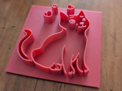 Cat Heart Stamp