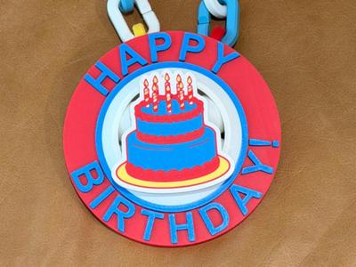 Happy Birthday Spinner Chain