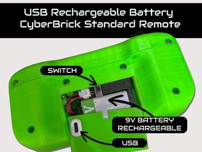 USB Rechargeable Battery CyberBrick Remote