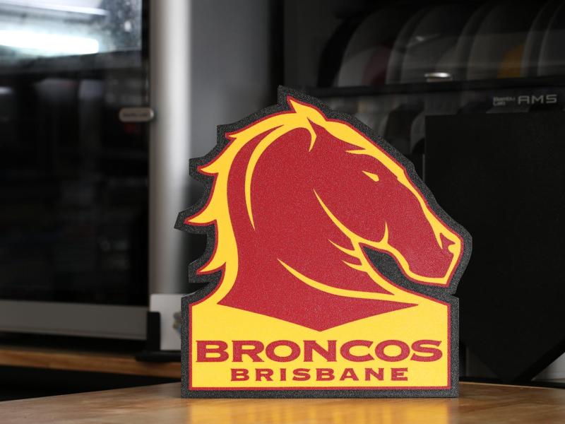NRL Rugby Brisbane Broncos LED Light Box