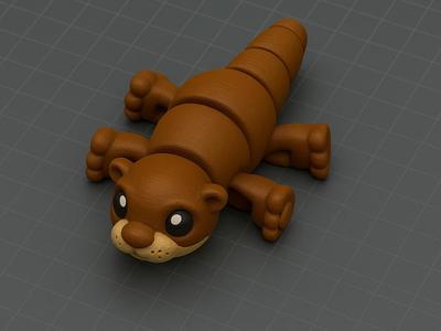 Playful Flexible Otter