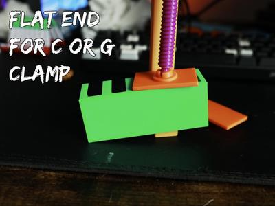 Clamp Screw Pad for 3D Printed C/G Clamps