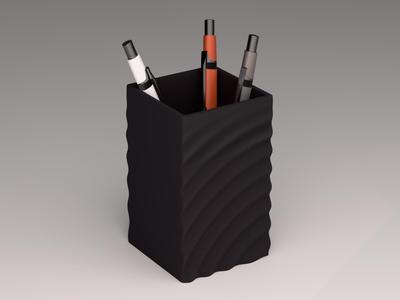 Wavy Pen Holder 2