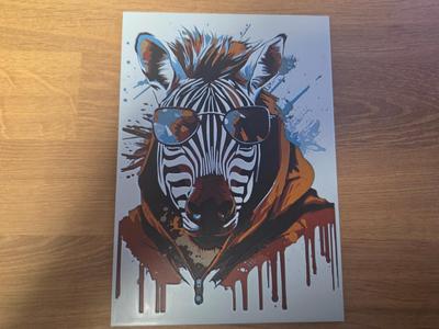Cool Zebra Hueforge