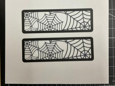 spiderweb bookmark