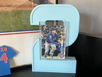 Jersey Number Display for Sports Cards