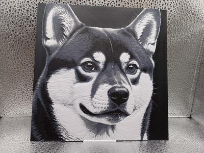 Shiba Inu Hueforge