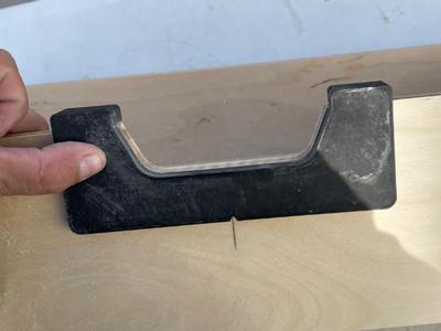 Drawer Notch Pull 4.5"x1.125"