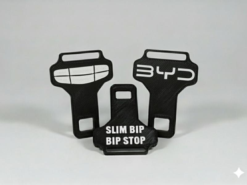 GEELY e BYD SLIM BIP BIP STOP, safety belt