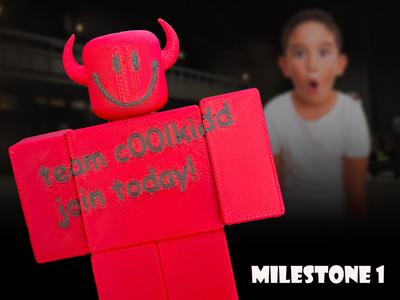 Roblox Forsaken Team Coolkid Milestone1 minifigure