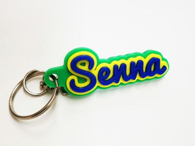 Ayrton Senna F1 Keychain