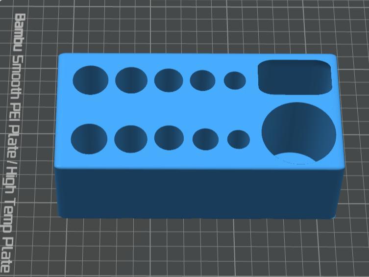 Gridfinity vertical box for magnet dispenser pens