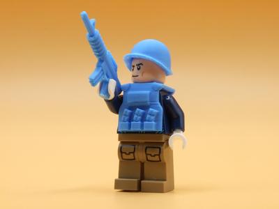 WW2 M1 Helm US Army Militaire Minifigure Brick
