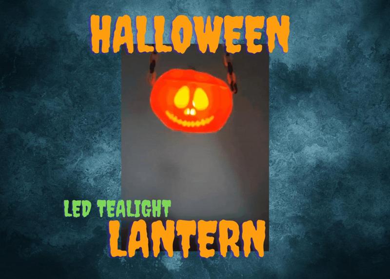 Tealight Lantern for Halloween - 2 designs