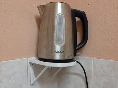 Wall-Mounted Kettle Shelf for Electric Kettles