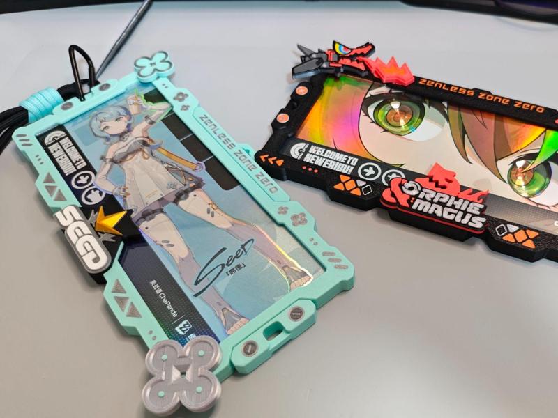 Zenless Zone Zero Sid Laser Ticket Magnetic Protective Case