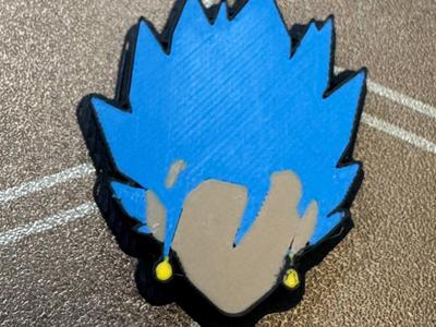 Crocs Charm – Vegito SSJ Blue (Dragon Ball)