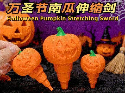 Halloween Pumpkin Retractable Sword