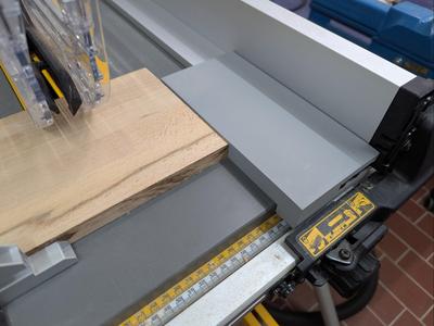Safety Auxiliary Fence DWE7492 Crosscut Sled
