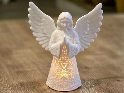 Ornamental Angel lantern tealight 