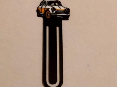 Vintage Car Bookmark