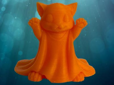 Scary Cat Paws Up Halloween Desktop Decoratio