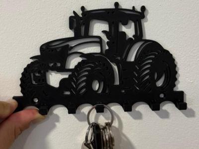 Tractor key hanger
