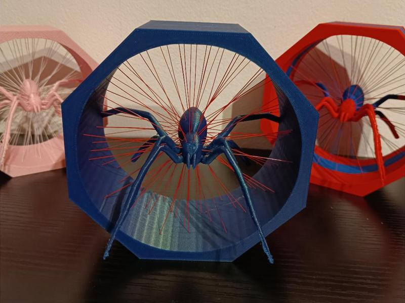 Suspended Spider_ Halloween